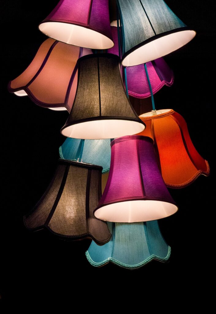 Get creative with lampshades when you're housebound